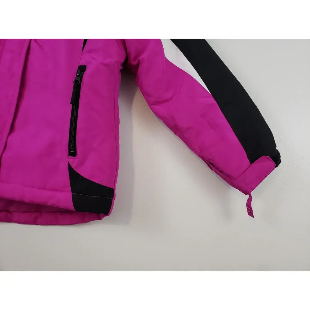 The Children’s Place Girls Jacket Size S 5/6 Hooded Windbreaker Fleece Liner